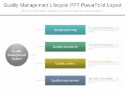 Quality management lifecycle ppt powerpoint layout