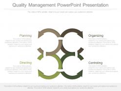 Quality management powerpoint presentation