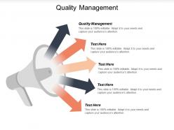 Quality management ppt powerpoint presentation ideas images cpb