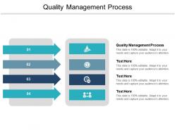 Quality management process ppt powerpoint presentation icon styles cpb