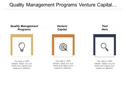 Quality management programs venture capital human resource management cpb