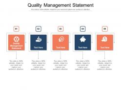 Quality management statement ppt powerpoint presentation slides elements cpb