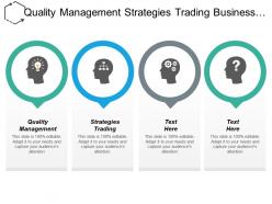 Quality management strategies trading business opportunity performance management cpb