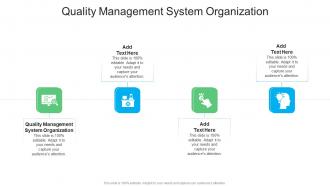 Quality Management System Organization In Powerpoint And Google Slides Cpb