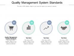 Quality management system standards ppt powerpoint presentation portfolio cpb