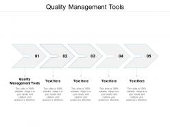 Quality management tools ppt powerpoint presentation pictures images cpb