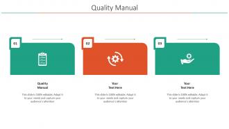 Quality Manual Ppt Powerpoint Presentation Model Display Cpb