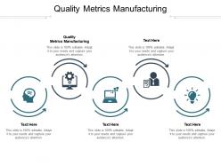 Quality metrics manufacturing ppt powerpoint presentation ideas examples cpb