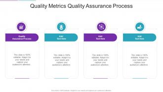 Quality Metrics Quality Assurance Process In Powerpoint And Google Slides Cpb