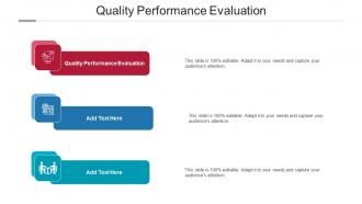 Quality Performance Evaluation Ppt Powerpoint Presentation Ideas Examples Cpb