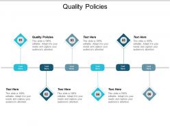 Quality policies ppt powerpoint presentation inspiration diagrams cpb