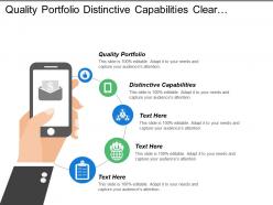 Quality portfolio distinctive capabilities clear priorities global derivatives