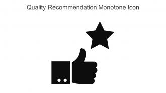 Quality Recommendation Monotone Icon In Powerpoint Pptx Png And Editable Eps Format