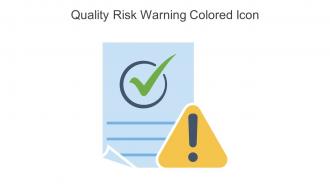 Quality Risk Warning Colored Icon In Powerpoint Pptx Png And Editable Eps Format