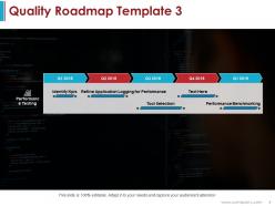 Quality roadmap powerpoint presentation slides
