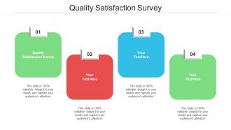 Quality Satisfaction Survey Ppt Powerpoint Presentation Pictures Designs Cpb