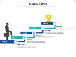 Quality score ppt powerpoint presentation inspiration infographics cpb