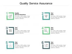 Quality service assurance ppt powerpoint presentation pictures background cpb