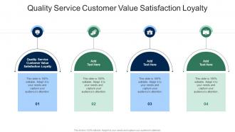 Quality Service Customer Value Satisfaction Loyalty In Powerpoint And Google Slides Cpb