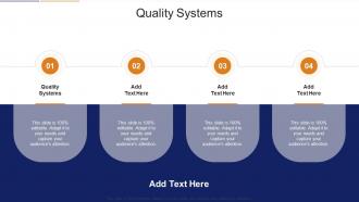 Quality Systems In Powerpoint And Google Slides Cpb