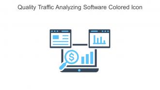 Quality Traffic Analyzing Software Colored Icon In Powerpoint Pptx Png And Editable Eps Format