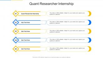Quant Researcher Internship In Powerpoint And Google Slides Cpb
