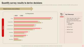 Quantify Survey Results To Derive Decisions Integrating Real Time Marketing MKT SS V