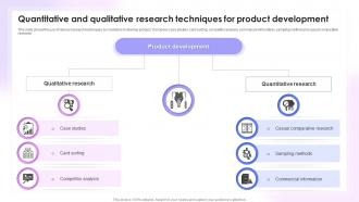 Quantitative And Qualitative Research Techniques For Product Development