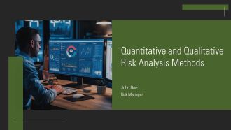 Quantitative And Qualitative Risk Analysis Methods PPT PowerPoint AT