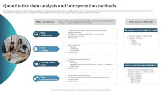 Quantitative Data Analysis And Interpretation Methods