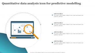 Quantitative Data Analysis Icon For Predictive Modelling