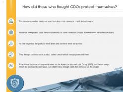 Quantitative easing how did those who bought cdos protect themselves instruments ppts slides