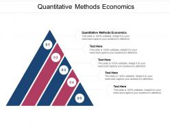 Quantitative methods economics ppt powerpoint presentation diagram images cpb