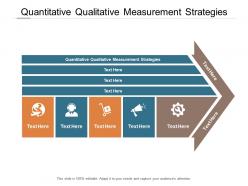 Quantitative qualitative measurement strategies ppt powerpoint presentation styles skills cpb