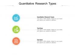 Quantitative research types ppt powerpoint presentation slides guidelines cpb