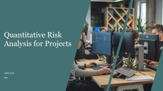 Quantitative Risk Analysis For Projects PPT Slides AT