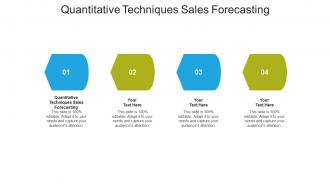 Quantitative techniques sales forecasting ppt powerpoint presentation show cpb