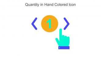 Quantity In Hand Colored Icon In Powerpoint Pptx Png And Editable Eps Format