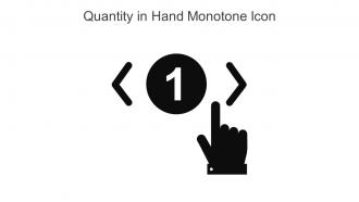 Quantity In Hand Monotone Icon In Powerpoint Pptx Png And Editable Eps Format