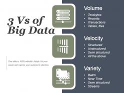 Quantity nature speed of big data powerpoint slide designs download