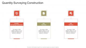 Quantity Surveying Construction In Powerpoint And Google Slides Cpb