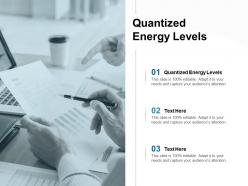 Quantized energy levels ppt powerpoint presentation guide cpb