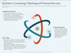 Quantum computing in banking and financial services quantum computing it ppt file portrait