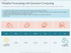 Quantum Computing IT Weather Forecasting With Quantum Computing Ppt Pictures