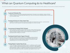 Quantum Computing IT What Can Quantum Computing Do To Healthcare Ppt Backgrounds