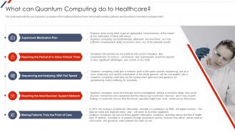 Quantum Mechanics What Can Quantum Computing Do To Healthcare