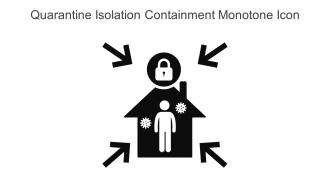 Quarantine Isolation Containment Monotone Icon In Powerpoint Pptx Png And Editable Eps Format