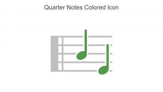 Quarter Notes Colored Icon In Powerpoint Pptx Png And Editable Eps Format