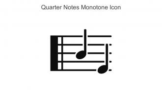 Quarter Notes Monotone Icon In Powerpoint Pptx Png And Editable Eps Format