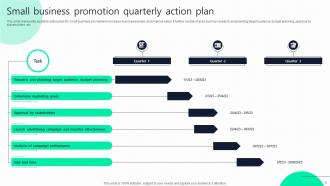 Quarterly Action Plan Powerpoint Ppt Template Bundles Ideas Customizable